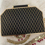 PUNJABAN CLUTCH - BLACK